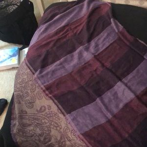 Chico’s purple scarf